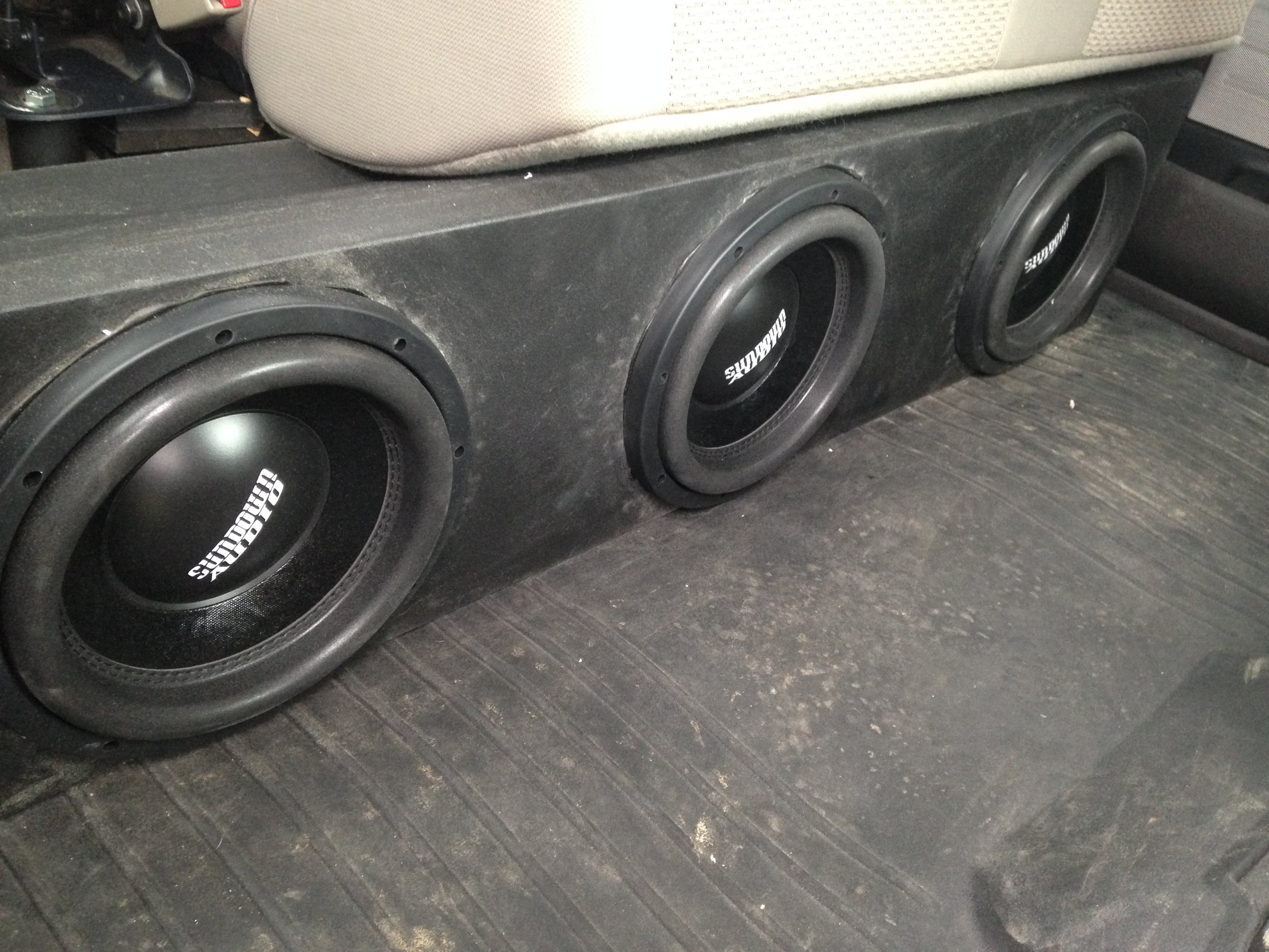 F150 SCrew Under Seat Box Subwoofers / Enclosures Steve Meade Designs