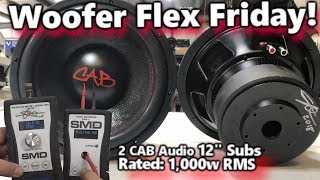 More information about "Woofer Flex Friday! 2 CAB Audio 12" Subwoofers Rated 1,000 Watts Unboxed, Tested, GAVE AWAY!"