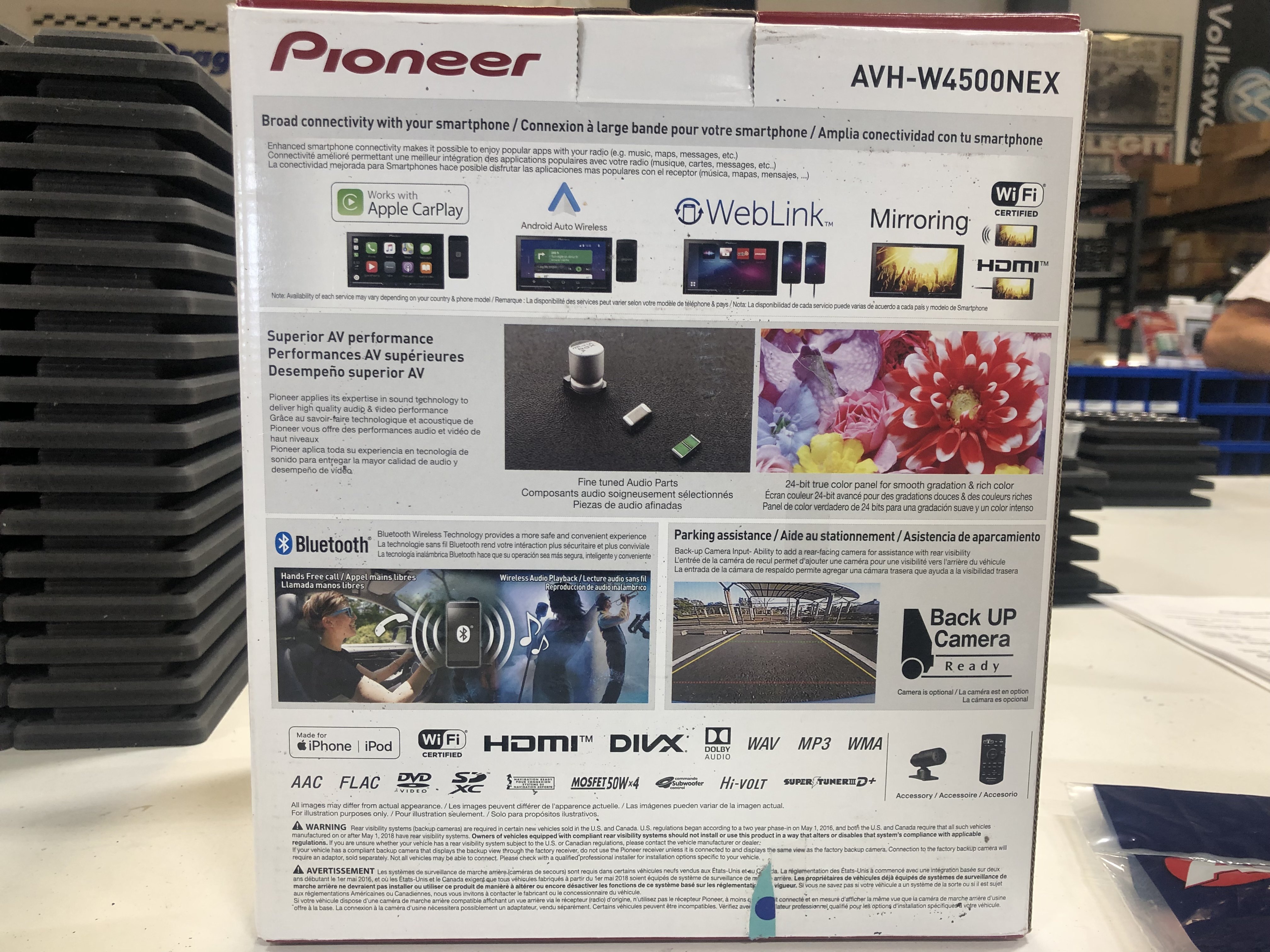 New Pioneer AVHw4500NEX Head UnitsProcessors and Eq