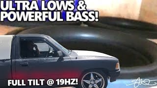 Ultra LOWS & Powerful BASS! Hard Hitting Toyota Truck 3 18" Subwoofers Full Tilt 19HZ