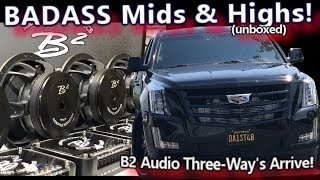 BADASS Mids & Highs Arrive! B2 Audio Ref 6.3 Three-Ways - Cadillac Escalade System Install Video 3