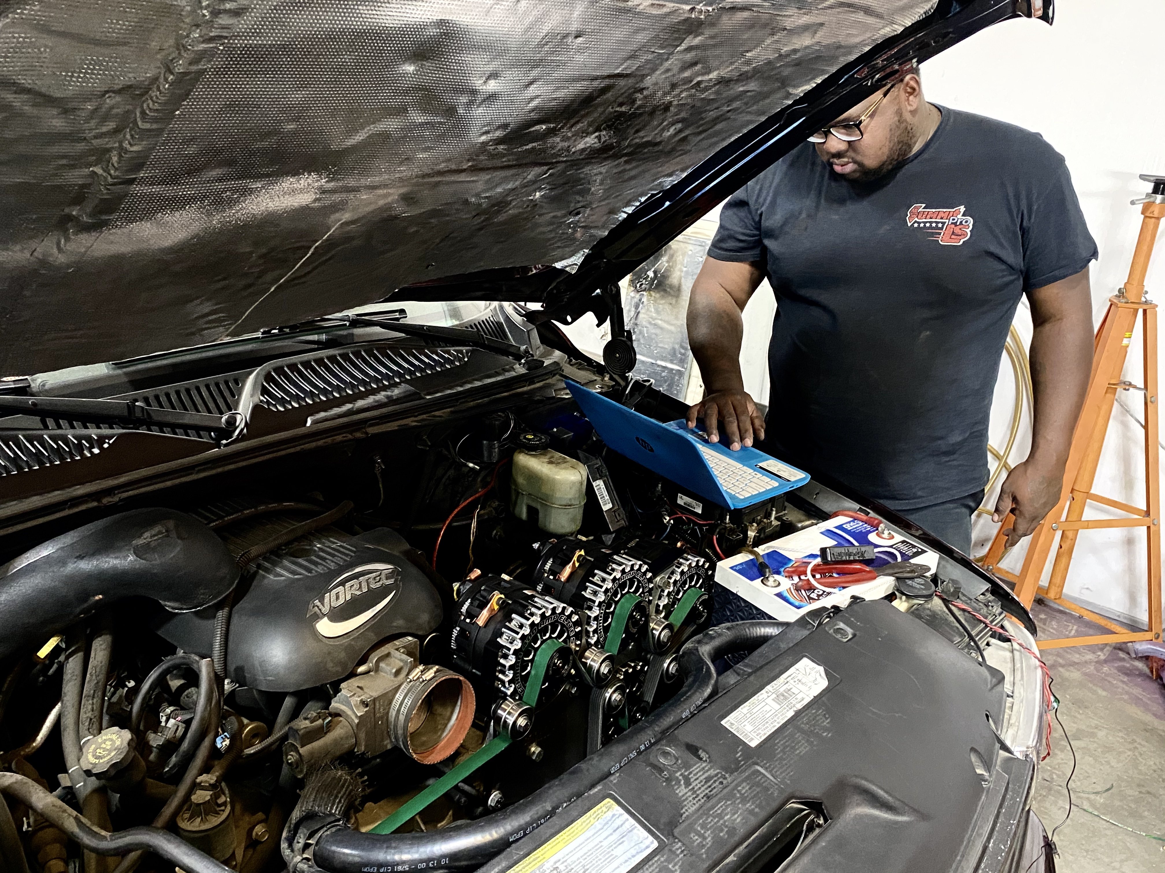 Chevy 350 Electric Fan Conversion Tahoe