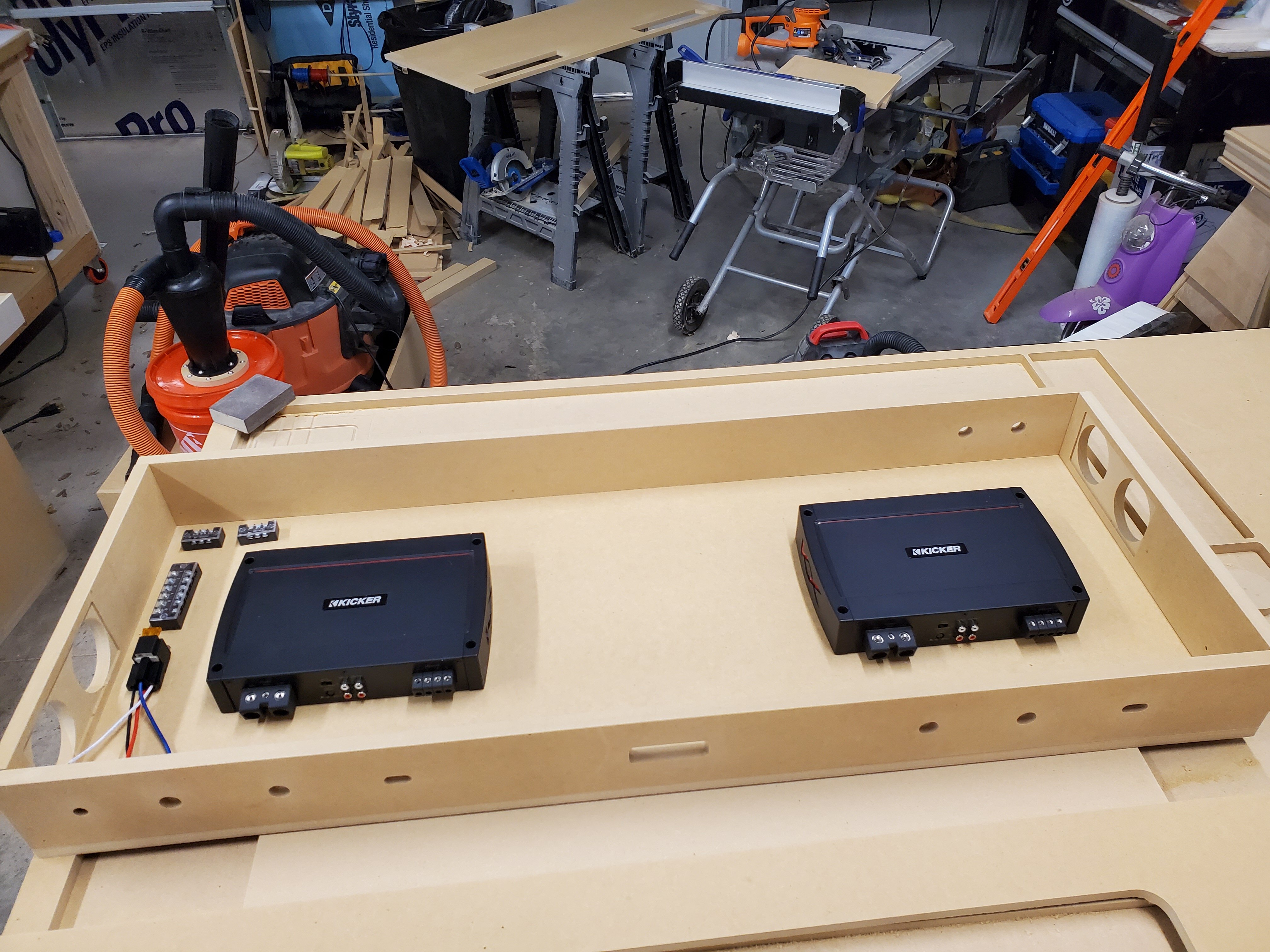 Kicker QClass L7 12 box + amp rack build Member Rides & Builds