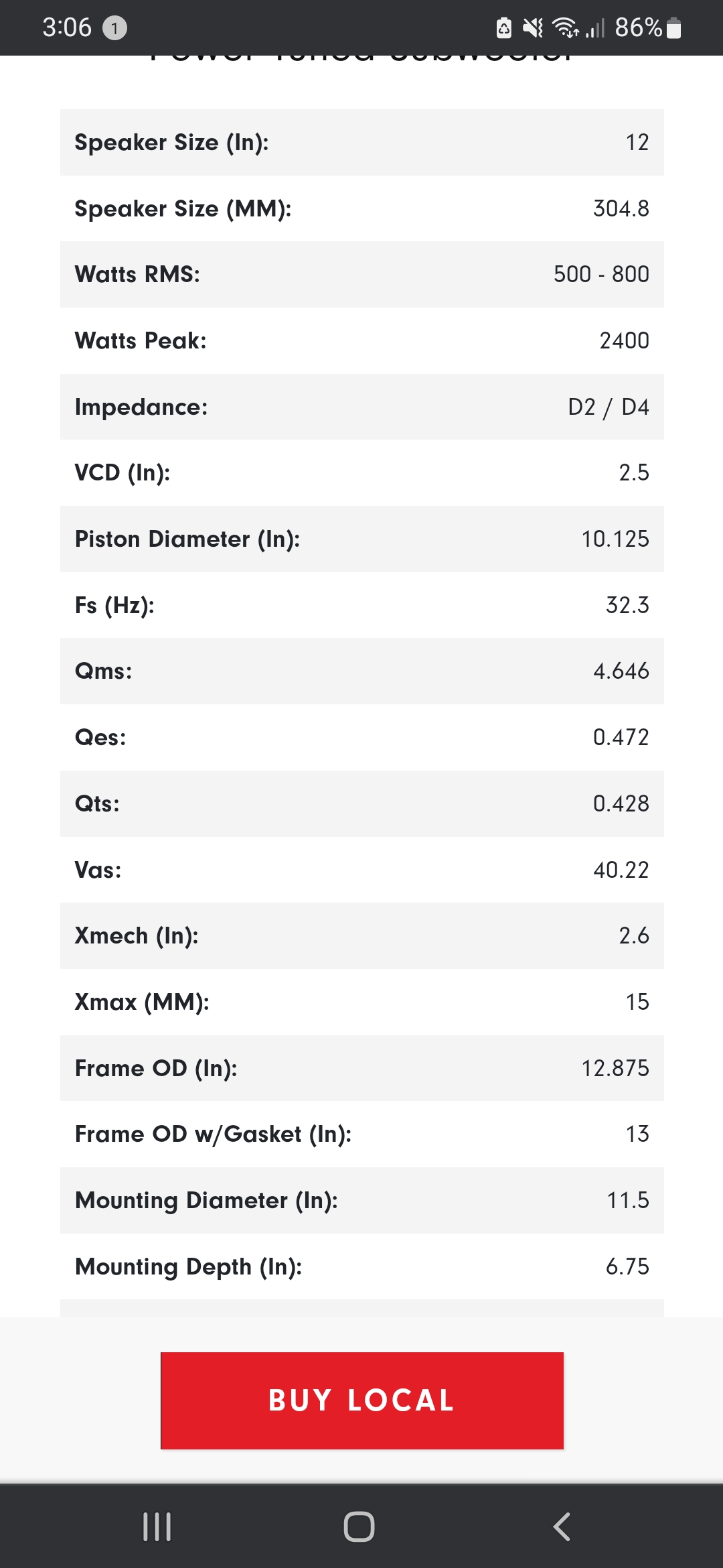 DD 612E Slot Port Box Design Subwoofers / Enclosures 1 Car Audio Enthusiast Forum in the