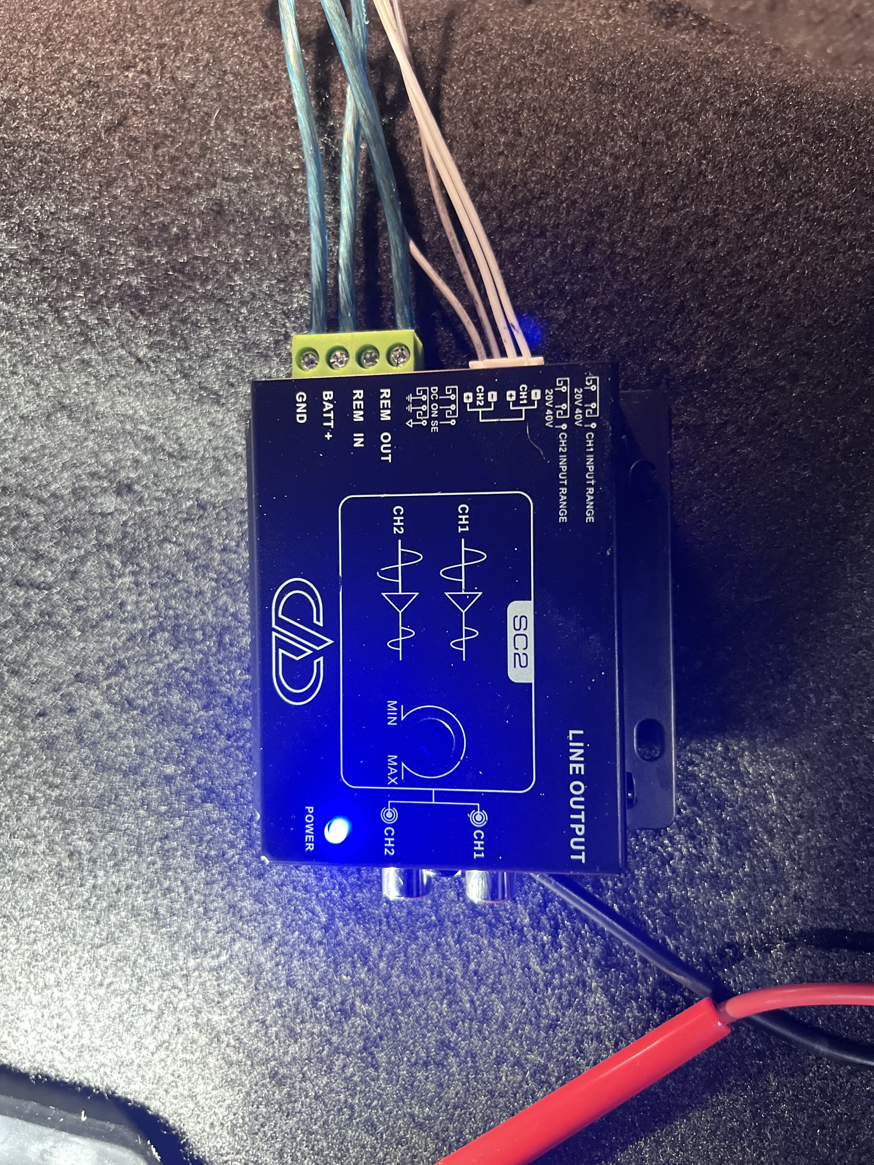 RF T2500 not powering on, too low volts from LOC, can someone help